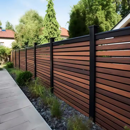 Beautiful Garden WPC Fence Wood-plastic Composite Environmental Material-海智集-