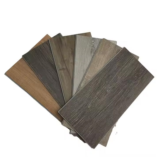 Spc Water Proof Eco-friendly Wooden Inlay Vinyl Floor Tiles-海智集-