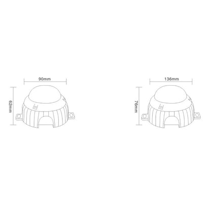 SL-CPL90 LED Point Light – 3W/5W Waterproof Decorative Lighting for Building Contours, Bridges & Commercial Spaces-海智集-