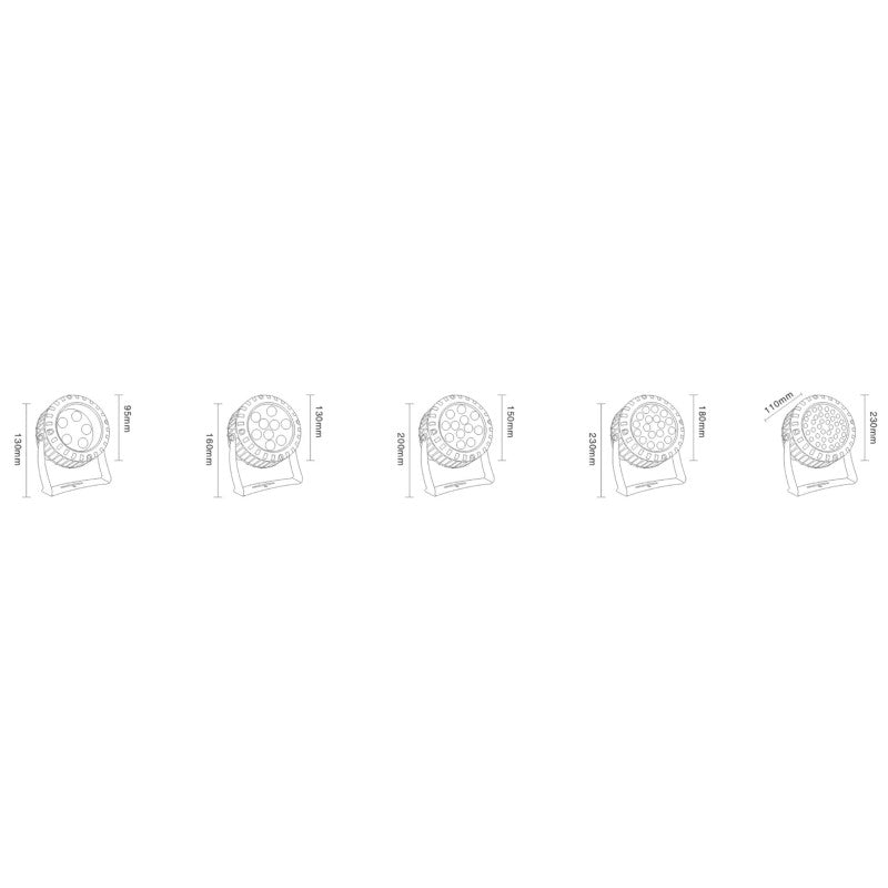 SL-CPL180 Round LED Flood Light – 5W-36W Waterproof Outdoor Lighting for Landscapes, Signage & Public Spaces-海智集-