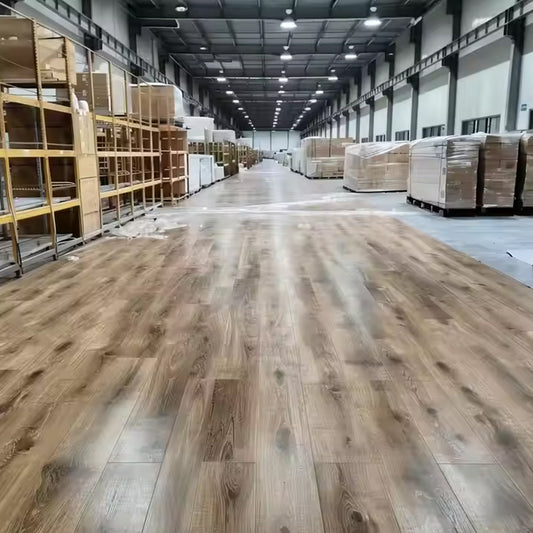 Spc Wood Floor Lvt Flooring Click Interlocking for Hotel Waterproof Piso Production Line-海智集-