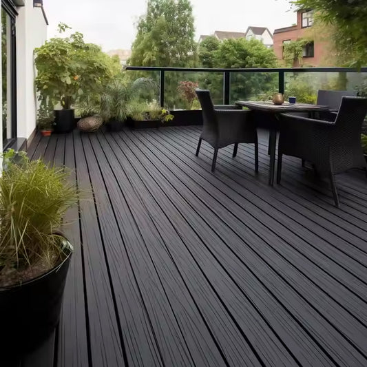Waterproof Moistureproof High Quality Decking New Design Solid WPC Decking Hard Wearing WPC Solid Decking-海智集-
