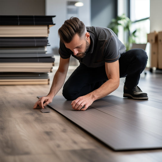 Witop Decor Garage LVT Tiles 4mm 5mm Click PVC Plastic Wood Floor Vinyl Planks Luxury SPC Flooring Piso-海智集-