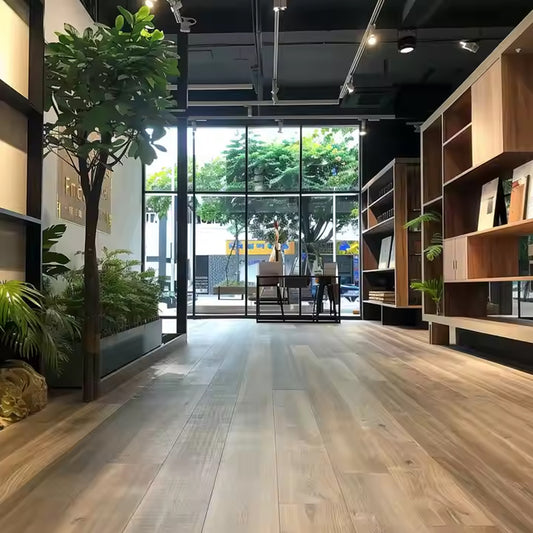 Fire Resistant Pvc Black Spc Vinyl Floor Covering Flooring Homogeneous Pvc Vinyl Roll Piso Sheet-海智集-