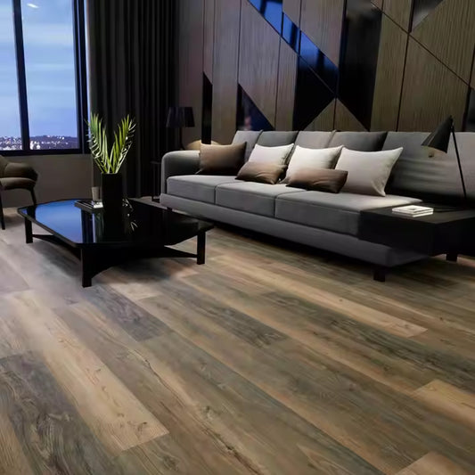 New Design Wooden Wpc Waterproof 5mm Vinyl Plank Flooring Tiles Plastic Pvc Spc Piso-海智集-