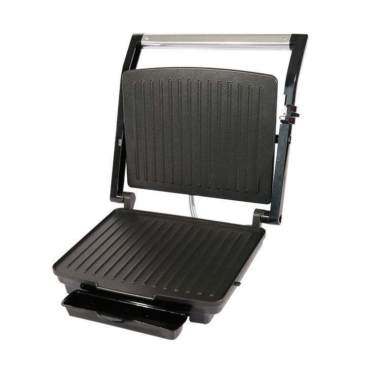 29x23cm Electric Indoor BBQ Grill Steak Maker Smokeless Waffle Panini Press Griddle Non-Stick PTFE Material for Household Use-海智集-