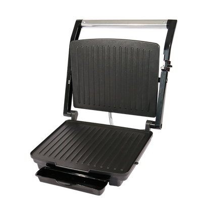 29x23cm Electric Indoor BBQ Grill Steak Maker Smokeless Waffle Panini Press Griddle Non-Stick PTFE Material for Household Use-海智集-