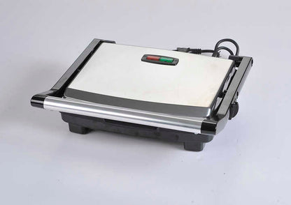 29x23cm Electric Indoor BBQ Grill Steak Maker Smokeless Waffle Panini Press Griddle Non-Stick PTFE Material for Household Use-海智集-