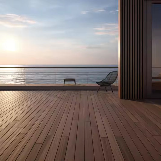 Engineered Flooring Wood Plastic Composite WPC Terrace Decking Board for Outdoor Tiles-海智集-