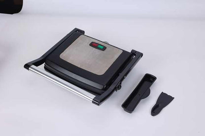 Factory Safety Double Sided Heating Steak Machine Open 180 Degree Uniform Heat Steak Machine Non-stick Coating Steak Machine-海智集-