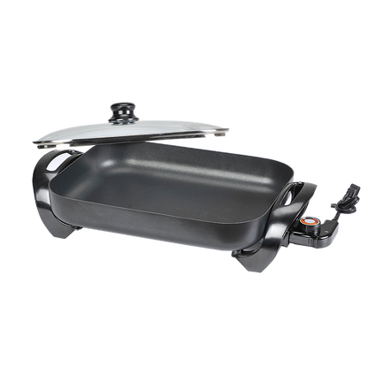 Household Non-stick Multi-function Electric Cooking Pot Frying Steaming Barbecue Kitchen-海智集-