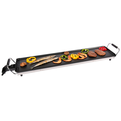 XH-9022 Healthy Electric Grill - Oil-Free Nonstick Surface , Ideal for Steak, Vegetables & Family BBQ-海智集-