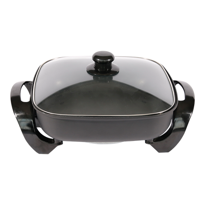 Overheat protection ELECTRIC FRY PAN (PUNCHING) : Convenient operation of double-layer coating