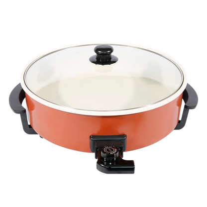 electric pizza pan XH-40BL Rapid Heating Electric Pan with Detachable Base for Easy Cleaning-海智集-