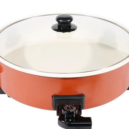 electric pizza pan XH-40BL Rapid Heating Electric Pan with Detachable Base for Easy Cleaning-海智集-