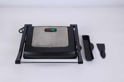 Factory Safety Double Sided Heating Steak Machine Open 180 Degree Uniform Heat Steak Machine Non-stick Coating Steak Machine-海智集-