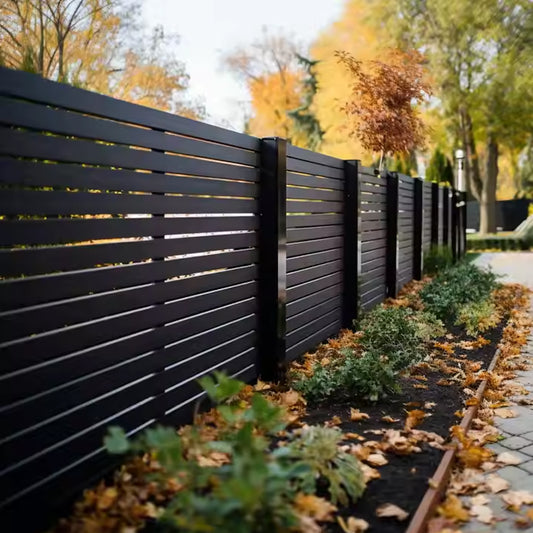 High Quality Size DIY Composite Fencing Trellis Garden Wpc Panel Fence for Outdoor-海智集-