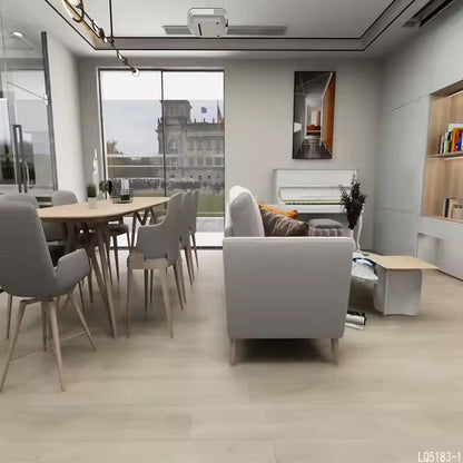 Luxury Wood Texture Vinyl Spc Flooring 5mm 6mm Waterproof Click Lock Plastic Floor Self Adhesive Pvc Piso-海智集-