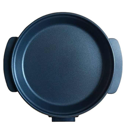 Hot Sale Electric Skillet Aluminummini Electric Frying Pan with Lid Non Stick Electric Pizza Grill Pan for Sale Aluminum OEM 120-海智集-