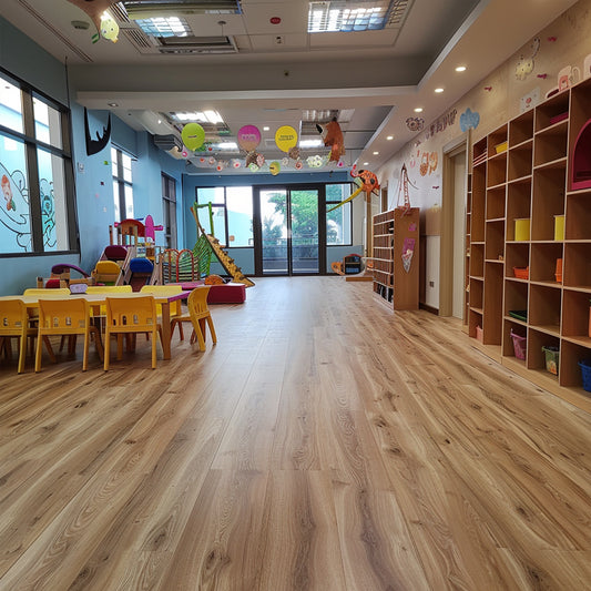 Vinyl SPC Luxury Waterproof Tiles Plastic PVC Plank SPC Floor Interlock Click 4mm Vinyl Spc Click Flooring-海智集-