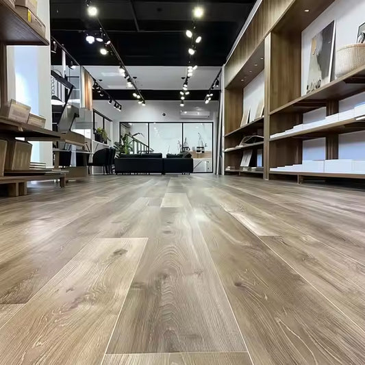 Interlocking System SPC Vinyl Plastic Hardwood Design Vinyl Kitchen Flooring for Poultry Click Lock-海智集-