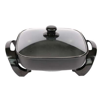 30cm Multipurpose Automatic Fry Pan Egg Boiler Non Stick Electric Cooking Pot Handle Electric Frying Pan Electric Skillets-海智集-