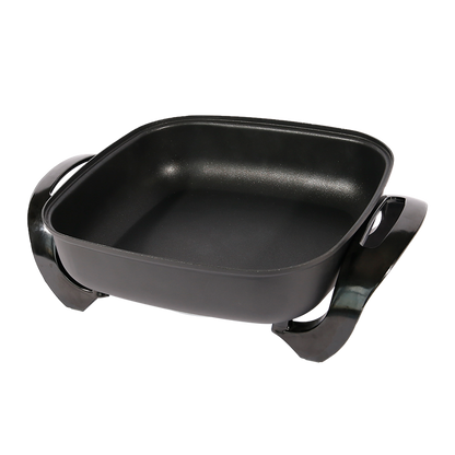 30cm Multipurpose Automatic Fry Pan Egg Boiler Non Stick Electric Cooking Pot Handle Electric Frying Pan Electric Skillets-海智集-