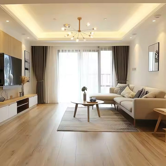 Bathroom Non-slip Waterproof Pvc Sticker 4mm Floor Wood Tiles Plastic Flooring Spc Vinyl 5mm Thickness with Underlayment-海智集-