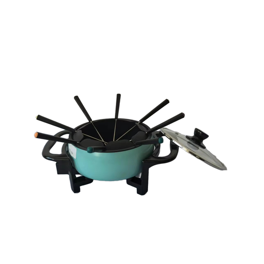 600W Household Use Mini Electric Skillet Self-Control Thermostat Non-Stick Tempered Glass Lid Popular Cheese Pot-海智集-