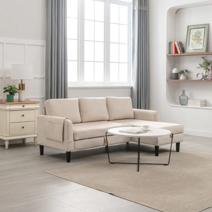 UNITED WE WIN Sectional Sofa Reversible Sectional Sleeper Sectional Sofa with Storage Chaise-海智集-Default-