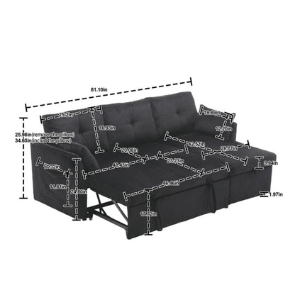 UNITED WE WIN-Furniture, modular L-shaped sofa, modular long sofa with reversible chaise lounge, Sofa bed, Sleeper sofa, modular sofa combination with storage seats.-海智集-Default-