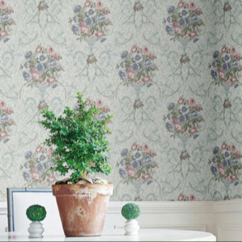 Silent Fragrance Wallpaper: Adding a luxurious touch to a European-style living room-海智集-