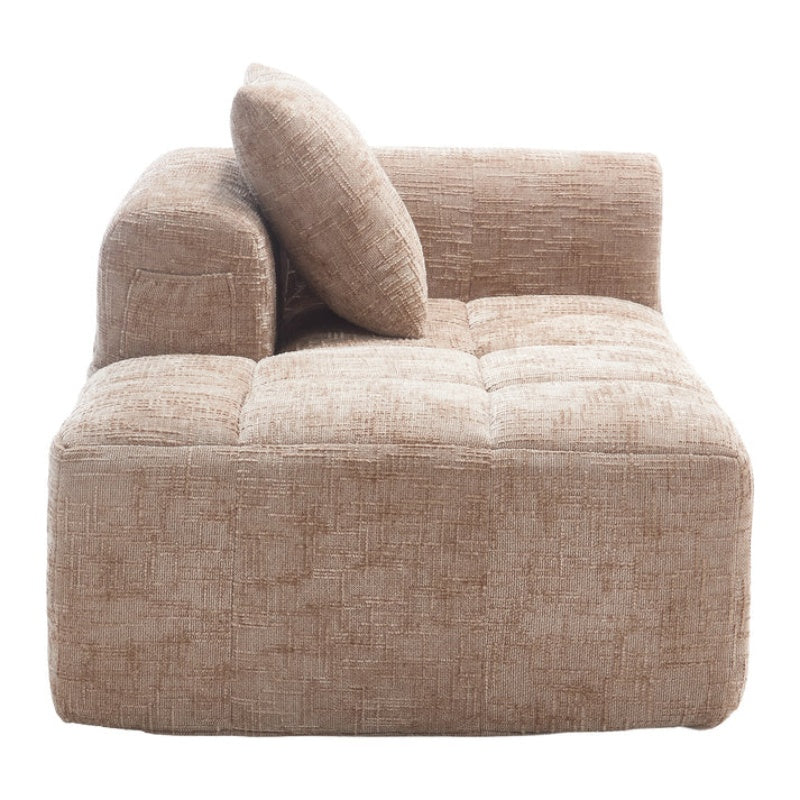 UNITED WE WIN Chenille Loveseat Sofa,Minimalist Modular Couches Sleeper for Living Room Bedroom Apartment Lounge-海智集-Default-