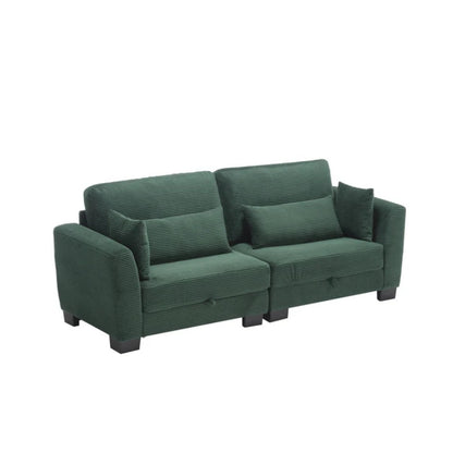 UNITED Modular Sectional Sofa L Shaped Modular Couch with Reversible Chaise Modular Sofa Sectional Couch with Storage Seats-海智集-Default-
