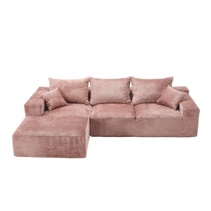 UNITED WE WIN Stylish fabric, excellent touch, L-shaped design, intimate comfort, large seated depth, free stretch, random combination, flexible, full compression, no installation of the sofa-海智集-Default-
