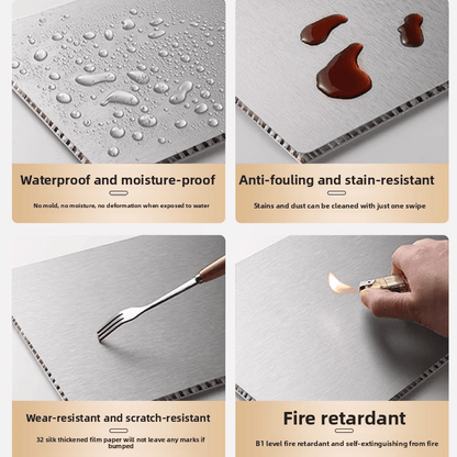 All - Aluminum Wall Panels Together with Aluminum Alloy Honeycomb Panels - Shape Ideal Decoration Spaces for Ceilings and Walls - 海智集