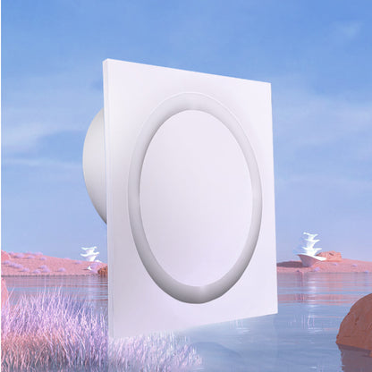 Integrated Ceiling Ventilation Fan Ultra-thin Silent Model for Bathroom 300*300 Kitchen and Bathroom Ceiling Exhaust Fan-Kitchen & Bathroom-海智集-High Suction Power [40W Round Model] Ventilation Fan-