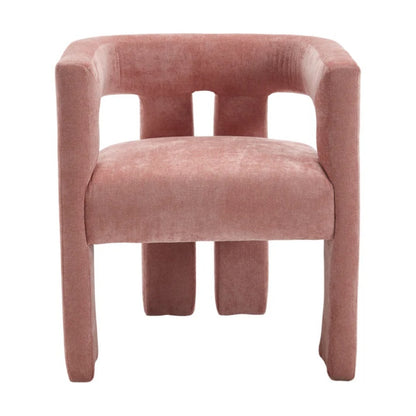 Campcraft Contemporary Designed Fabric Upholstered Accent/Dining Chair /Barrel Side Chairs Kitchen Armchair for Living Room 2PC/SET-海智集-Default-
