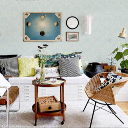 Ancient Style Lai Yi Wallpaper: A space with ancient charm interpreted by Lingxiu Wall Fabric-海智集-