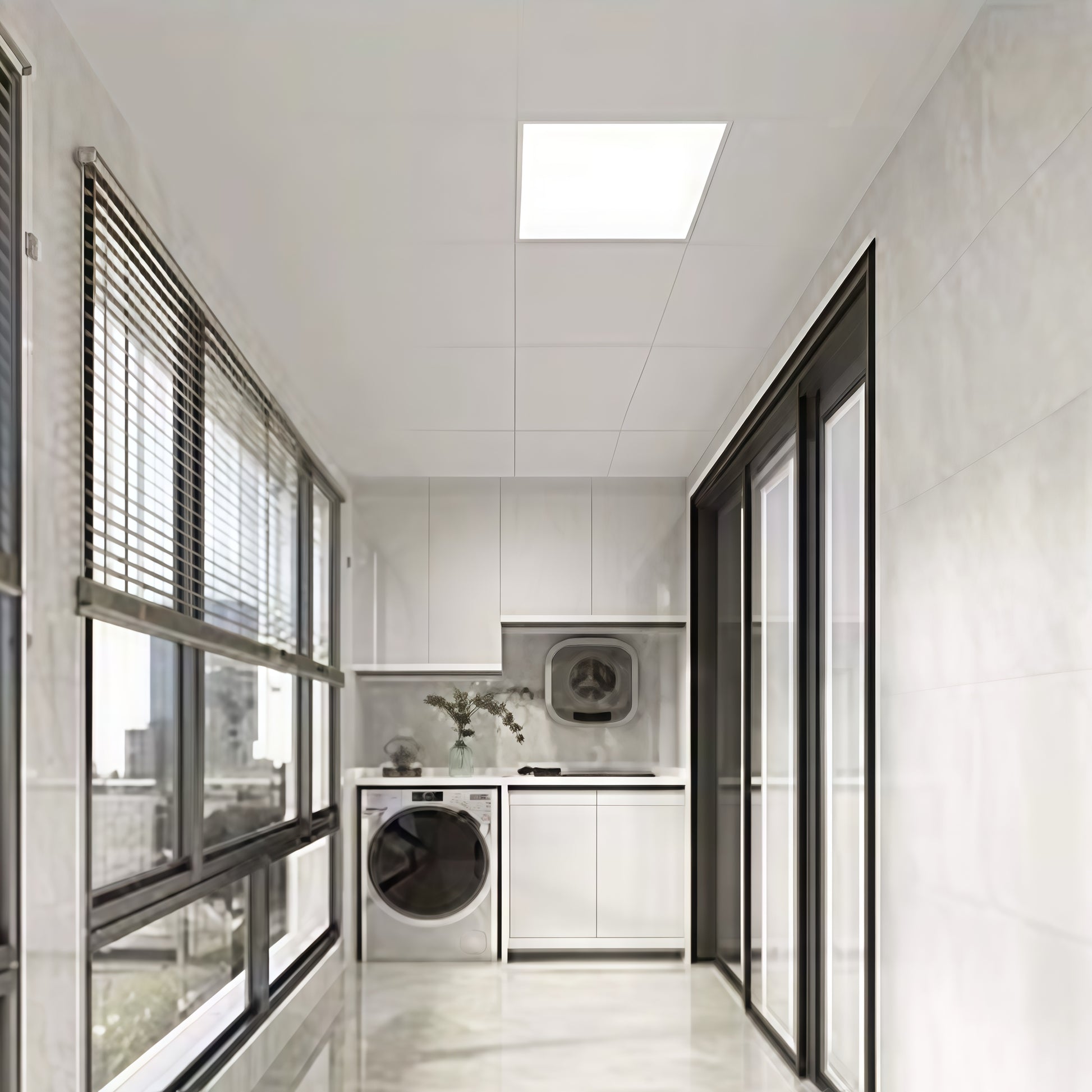 IP65 Edge-Lit LED Panel Light - 24W Ultra Bright Clean Room Lighting | 300x600x9mm | Ideal for Hospitals & Food Production Facilities | Wide Application & Hygienic Design-海智集-