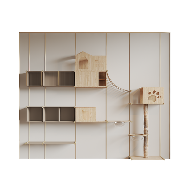 Modular Wall-mounted Home Furnishing System - Create a Dynamic and Practical Home Space-海智集-