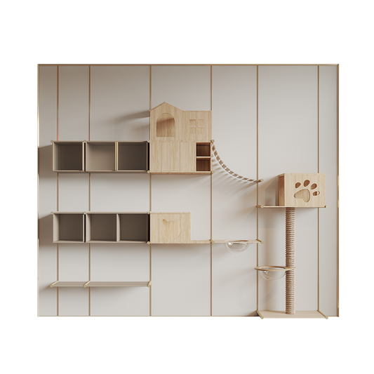 Modular Wall-mounted Home Furnishing System - Create a Dynamic and Practical Home Space-海智集-