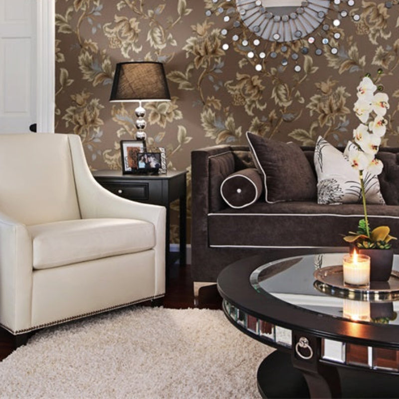 Ink-wash veiled words Wallpaper: Interpreting the relaxed beauty of free American style-海智集-
