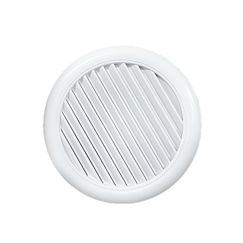 Manufacturer Custom Processing Round Ventilation Fan Bathroom Kitchen Exhaust Double Layer Louver Ceiling Mount-Kitchen & Bathroom-海智集-Round 60mm white model-