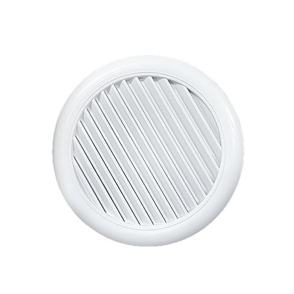 Manufacturer Custom Processing Round Ventilation Fan Bathroom Kitchen Exhaust Double Layer Louver Ceiling Mount-Kitchen & Bathroom-海智集-Round 60mm white model-