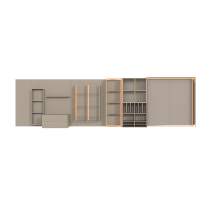 UBON FRER Modular Wall System | Bespoke Sizing | Integrated Smart LED Technology-海智集-