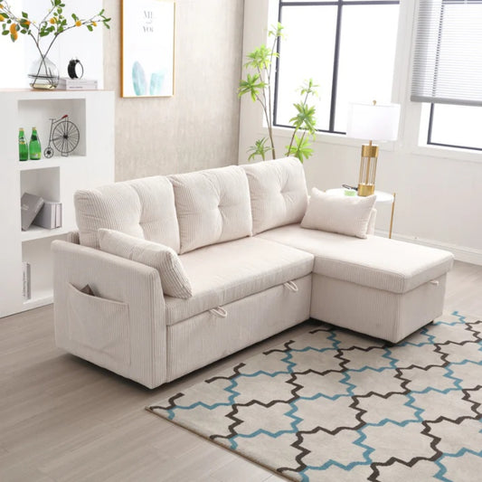 UNITED WE WIN-Furniture, modular L-shaped sofa, modular long sofa with reversible chaise lounge, Sofa bed, Sleeper sofa, modular sofa combination with storage seats.-海智集-Default-