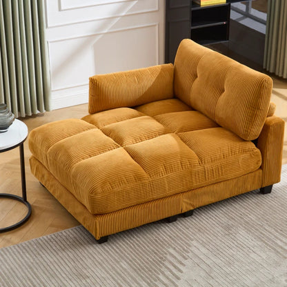 UNITED WE WIN Sleeper Sofa Couch Bed,Oversized Chaise Lounge Chair Cozy Cloud Couch-海智集-Default-