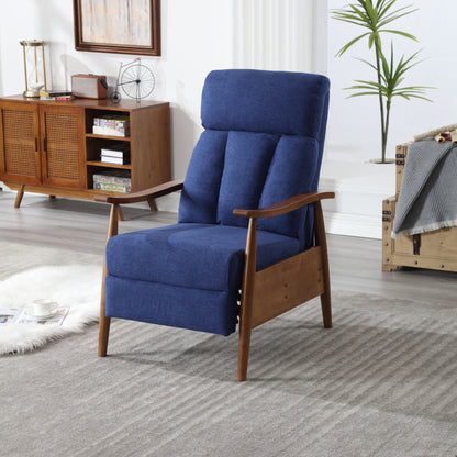 COOLMORE Wood Frame Armchair, Modern Accent Chair Lounge Chair for Living Room-海智集-Default-