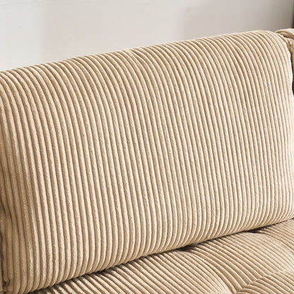 UNITED WE WIN Modular Sectional Sofa U Shaped Modular Couch with Reversible Chaise Modular Sofa Sectional Couch,6- Seat Convertible Sofa,Fit for Living Room-海智集-Default-